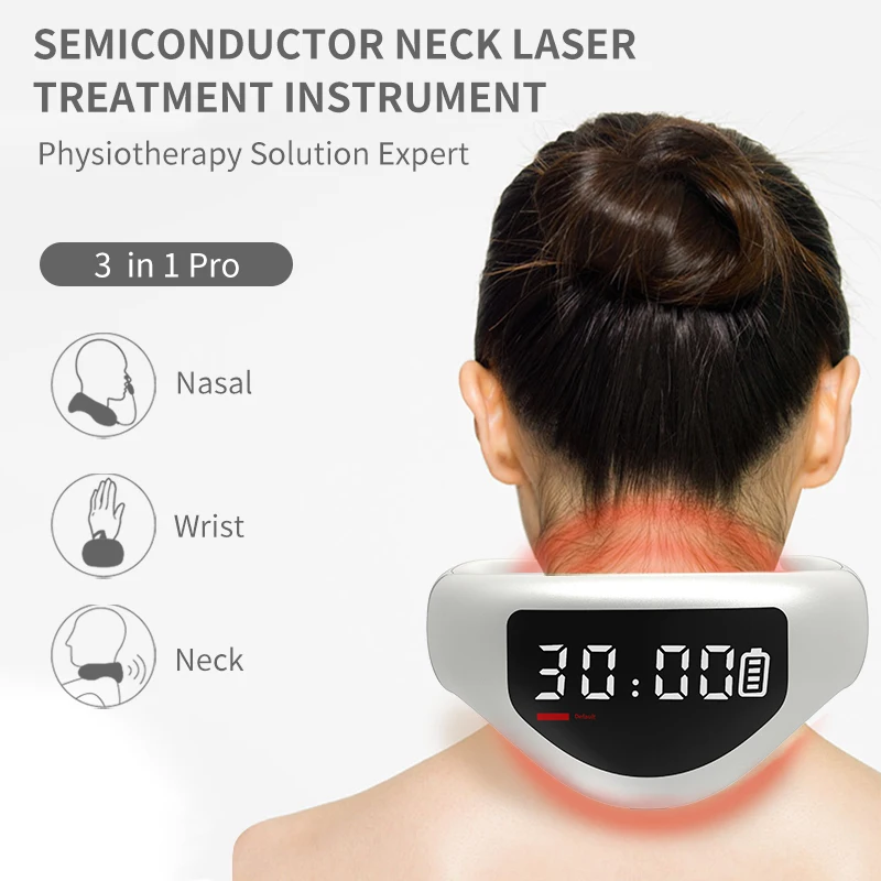 Trending Products 2024 New Arrivals Portable Medical Products Neck Rehabilitation Equipment 650nm Muscle Pain Relief Devices