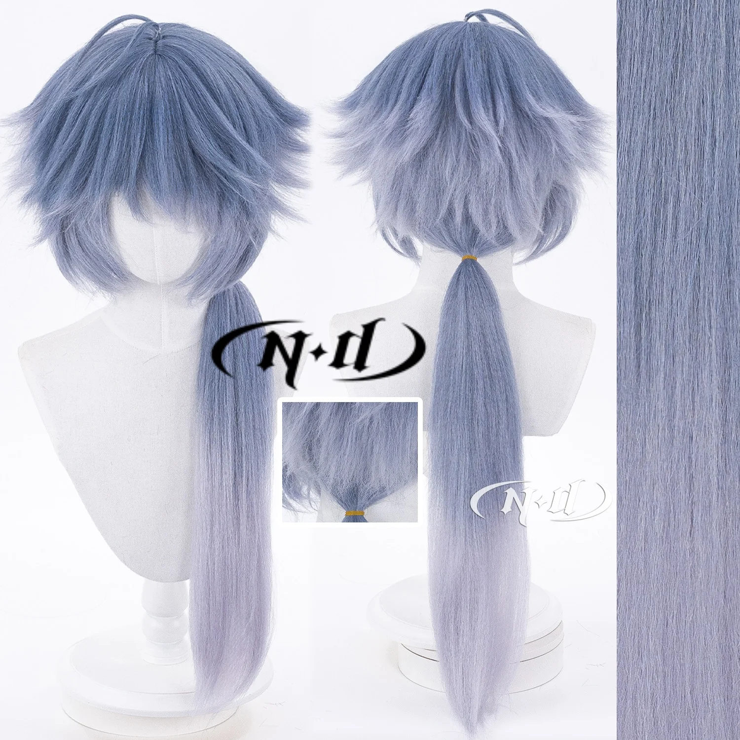 ND Brand Yixing Klassische Crimping-Haarversion Honor of Kings Cosplay-Perücken Haarteil für Comic-Con Cosplayer Halloween