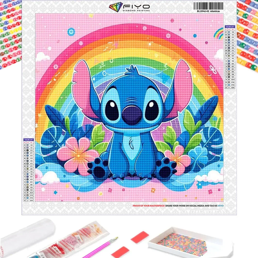 

Disney Diamond Painting Stitch New 2025 Diamond Embroidery Cartoon Art Mosaic Creative Hobbies Cross Stitch Kits Home Decor