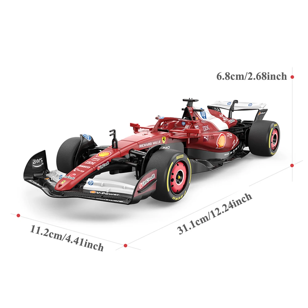 RASTAR 2025 Ferrari SF25 Racing F1 RC Cars 1:18 2.4G Remove