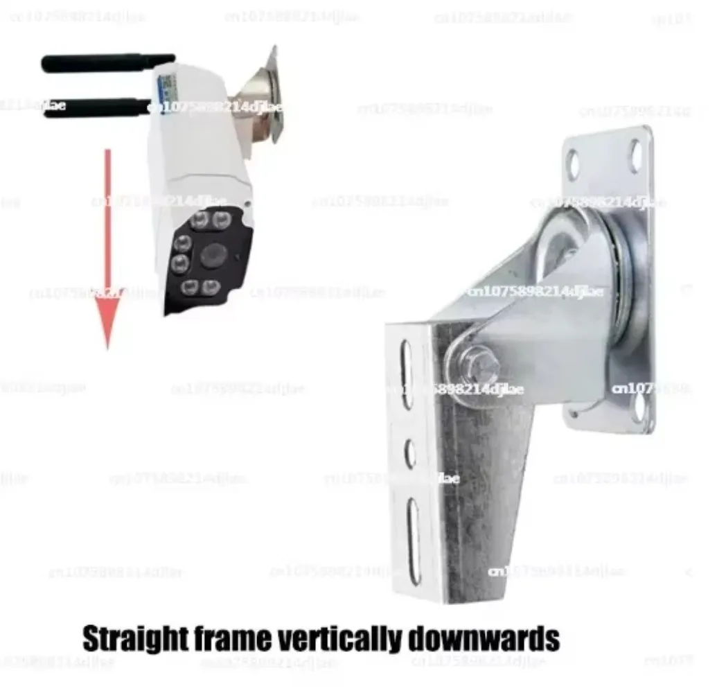Fixed Bracket for Crane Surveillance Camera Wireless Crane Bridge Gravity Vertical Base Bearing Rotation Fixed Bracket