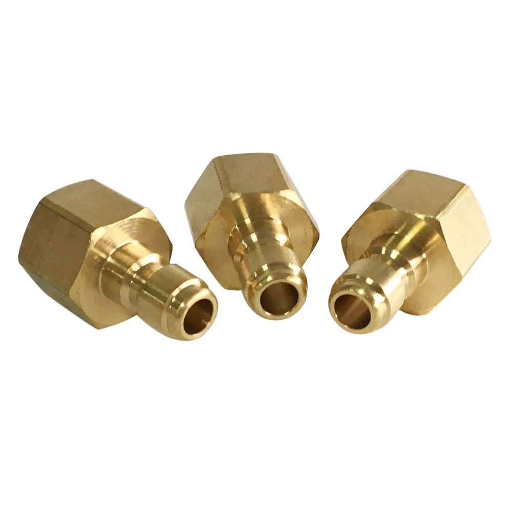 G1/4 High Pressure Washer Coupler Copper Quick Connect Fitting Male Thread Accessorie Car Washer Adapter Garden Irrigation Joint