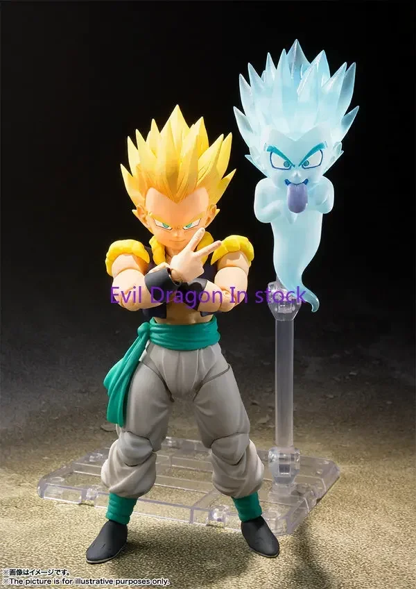 

В наличии оригинальная фигурка SHF Gotenks, модель игрушки в подарок SH Figuarts, желтые волосы