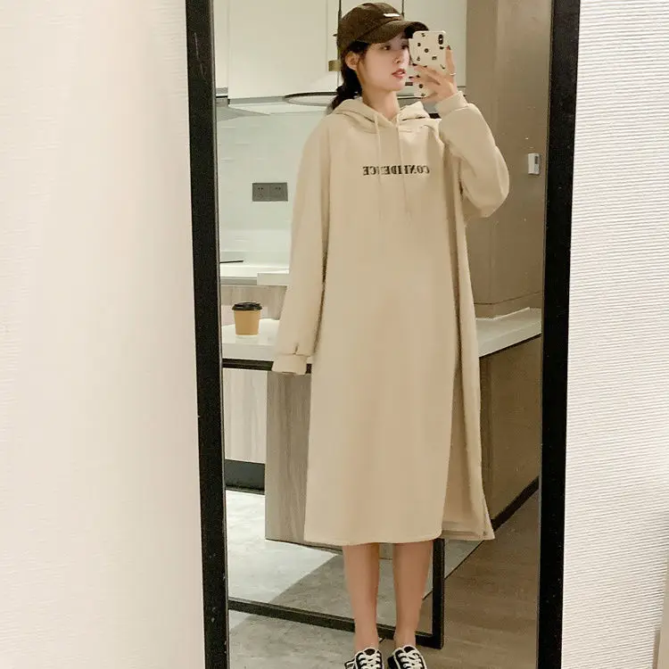 Abiti Abito da donna maniche lunghe Autunno Cupro Pieghettato a strati a vita alta Midi Orlo obliquo Personalità esotica artistica Contrasto