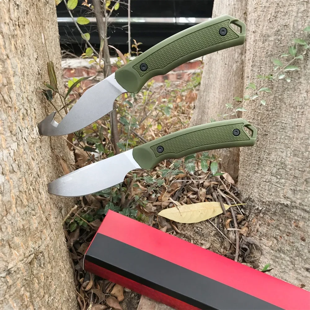 

KS 1883/1883GH Deschutes Skinner Нож с фиксированным лезвием D2 Drop Point Blade с Guthook Тактический выживания Охота Открытый EDC