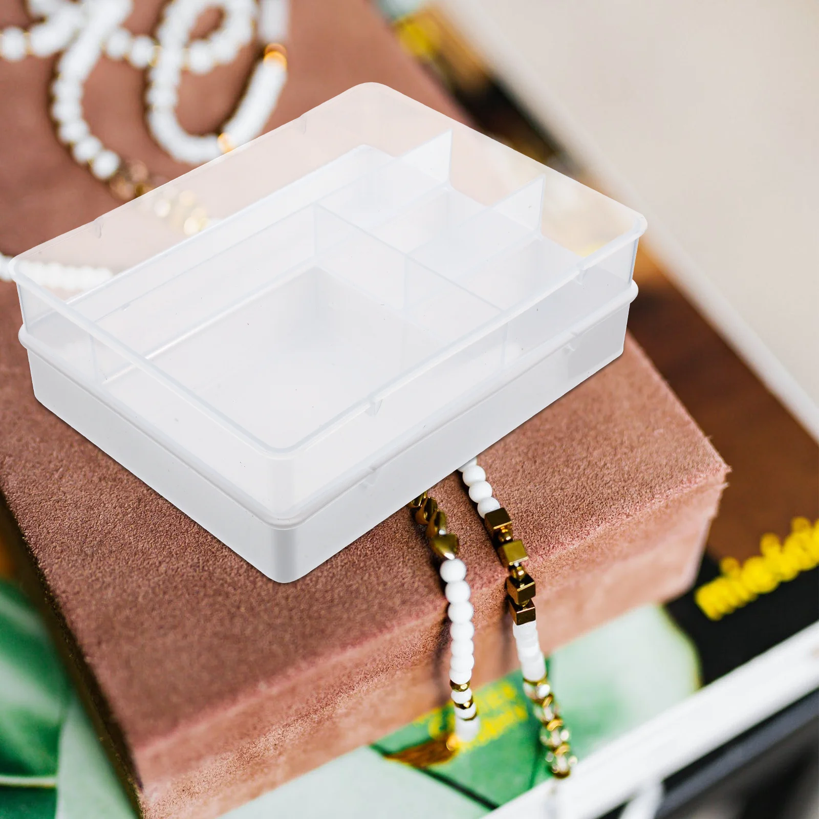 2pcs Drawer Organizers Premium Abs Stackable Storage Boxes For Home Office Kitchen Bathroom Compact Household Drawer Case