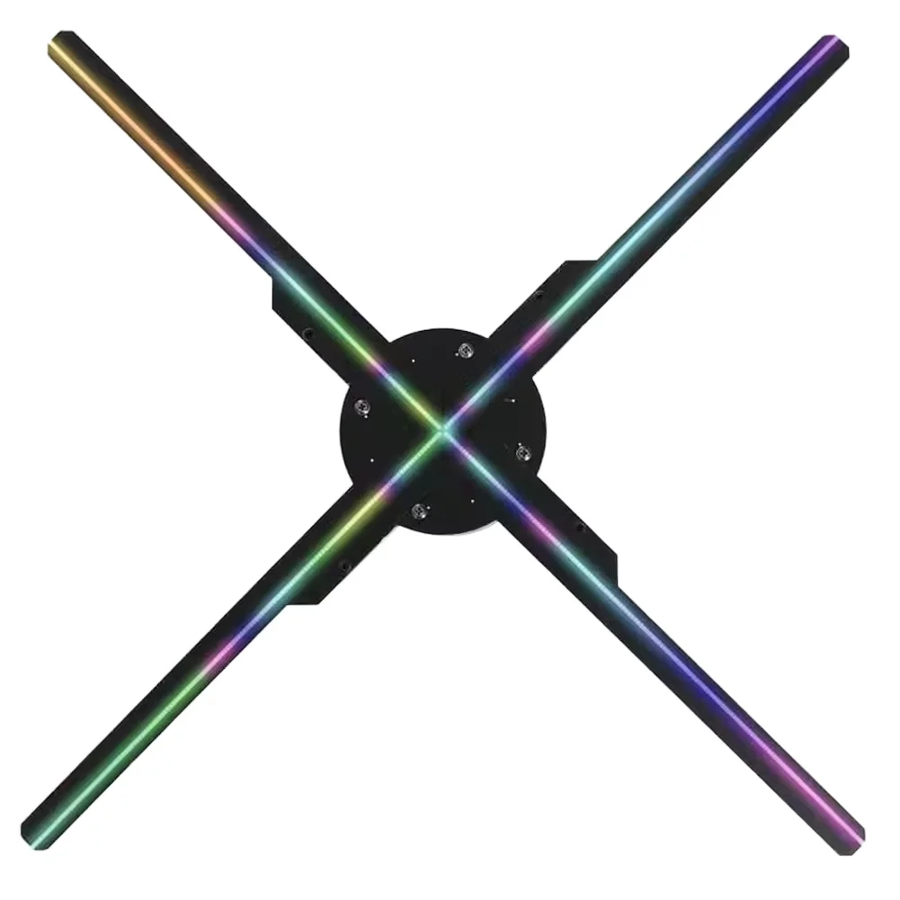 OEM 3D Holographic LED Fan Cover Indoor Projected Led Fan 3d Hologram Display