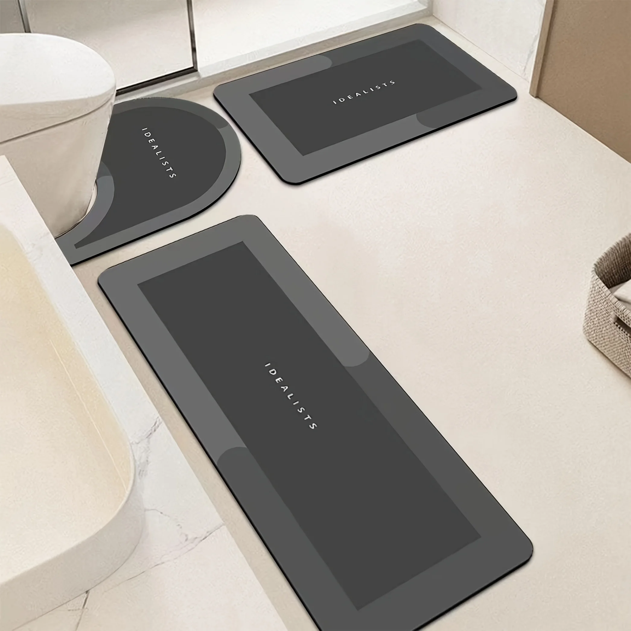 Modern Minimalist Bath Mat Set - огляд і ціна Home Made Bathroom Vanity
