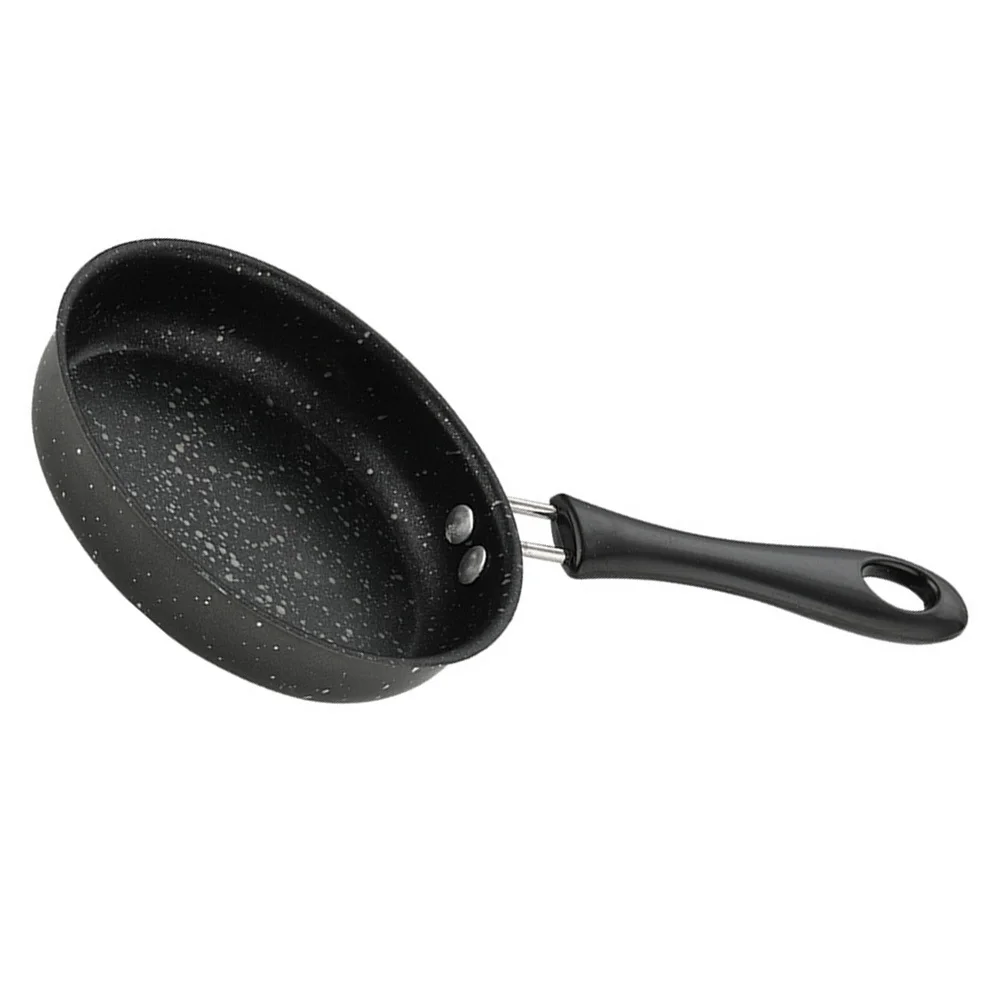 

Mini 16cm Stick Stone Pan Stainless Steel Frying Pan Egg Cooker Pancake Frying Saucepan Easy Clean Kitchen Tool