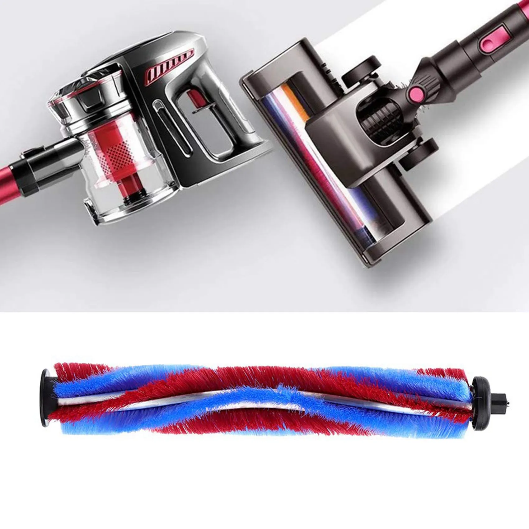 

【PASSIONE】2X сменные насадки для беспроводного пылесоса, комплект для замены основной щетки, инструменты для уборки дома