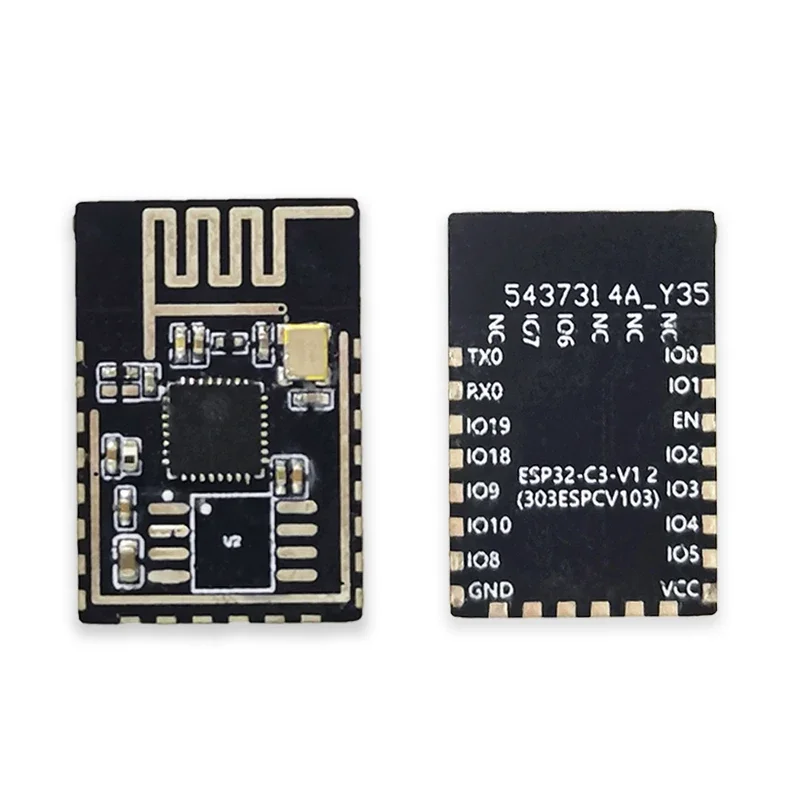 ESP32-C3-V1 와이파이 및 블루투스 5.0 무선 통신 모듈, ESP32-C3-12F 호환 가능, 2.4G