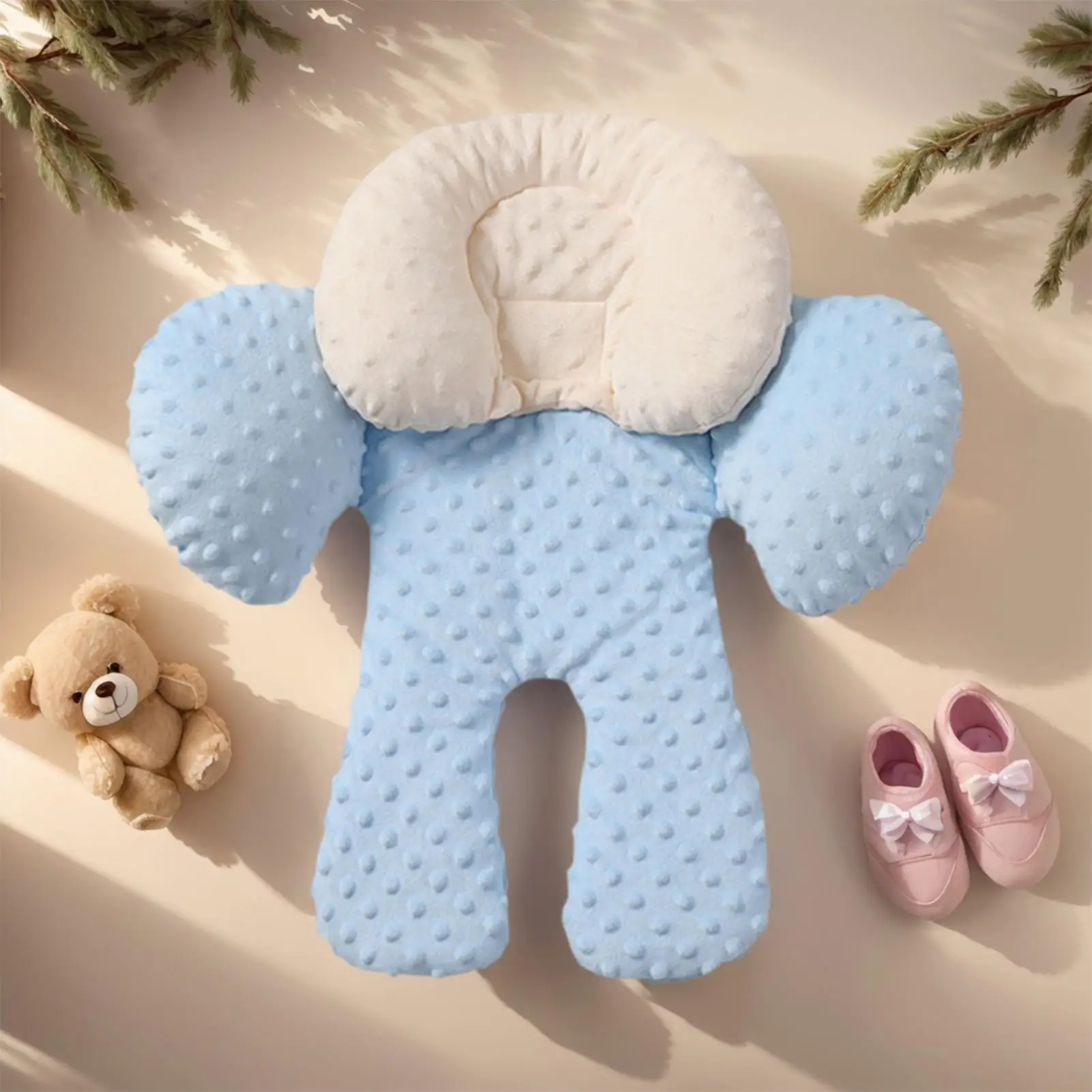 وسادة مقعد سيارة للأطفال صديقة للبشرة، مقعد سيارة للأطفال الصغار، دعم رأس مقعد السيارة للفتيات الصغيرات لعربة الأطفال المتأرجحة #3