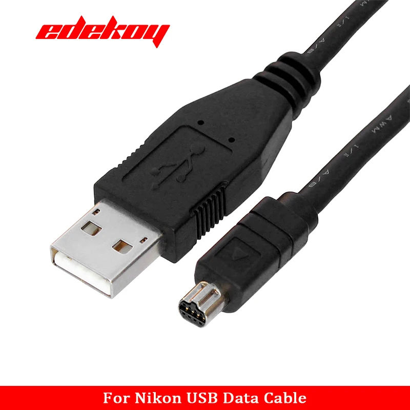 UCE1 dla Nikon UC-E1 kabel do aparatu danych USB Nikon Coolpix 885/995/4500/5700/8700 przewód połączeniowy 1.3 metrów