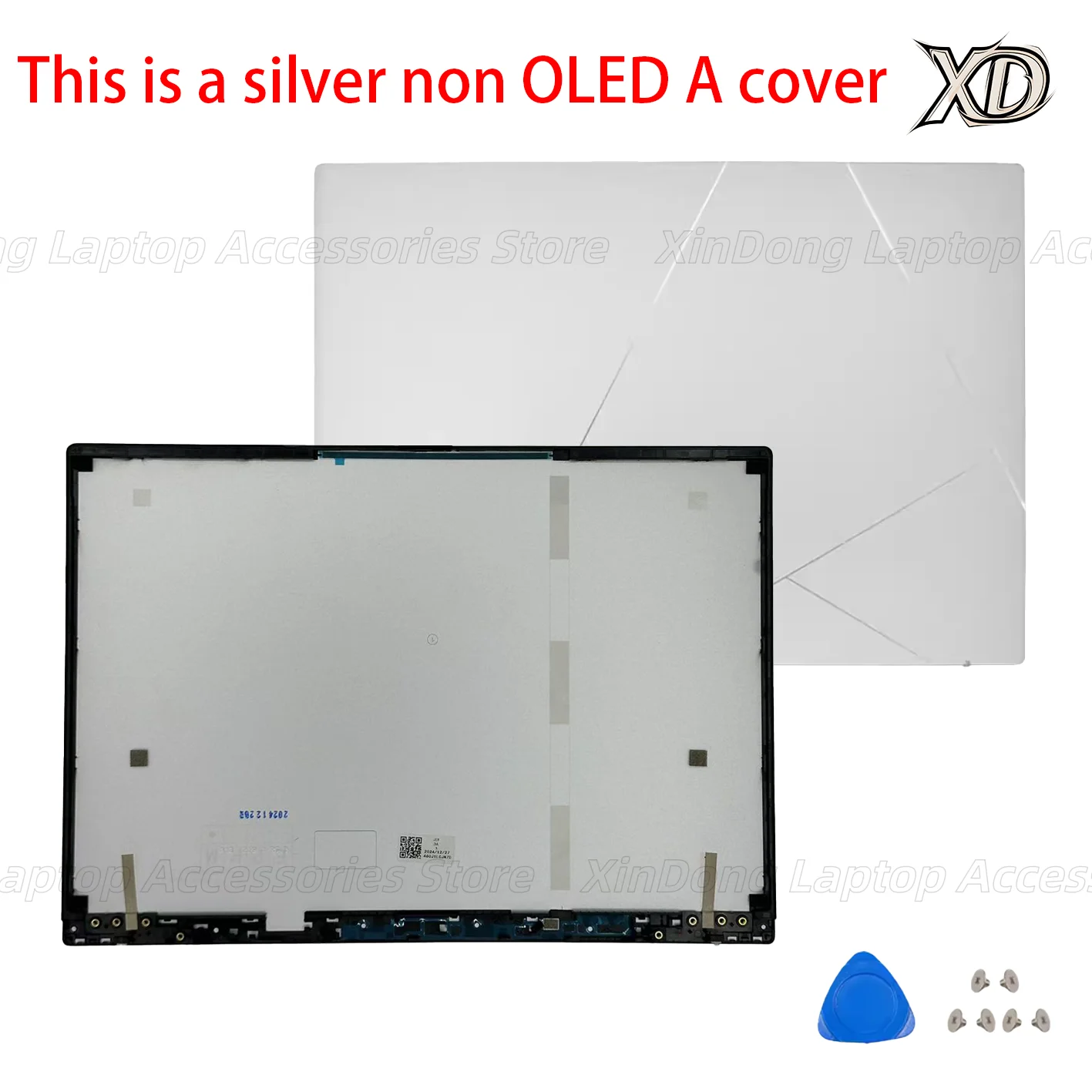 Obudowa laptopa do ZenBook 14 UX3405 UX3405C UX3405M UX3405MA Model 2024 - Tylna pokrywa LCD / Palmrest / Dolna obudowa / Zawiasy - Zamiennik — zdjęcie produktu 3