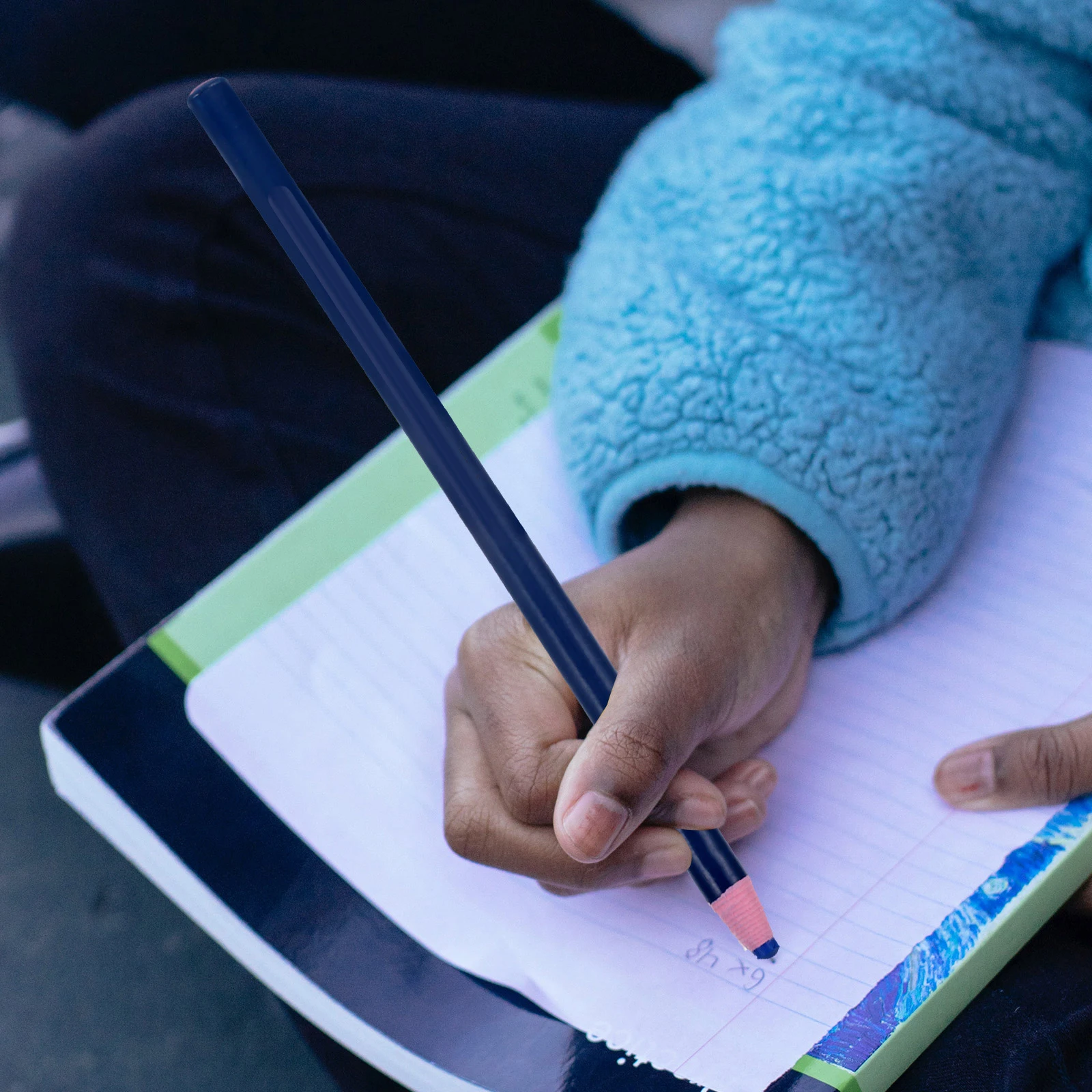 12 PCS Crayon Marker Peel off Chinagraph Pen Color Wax Fashionable Erasable Pencil