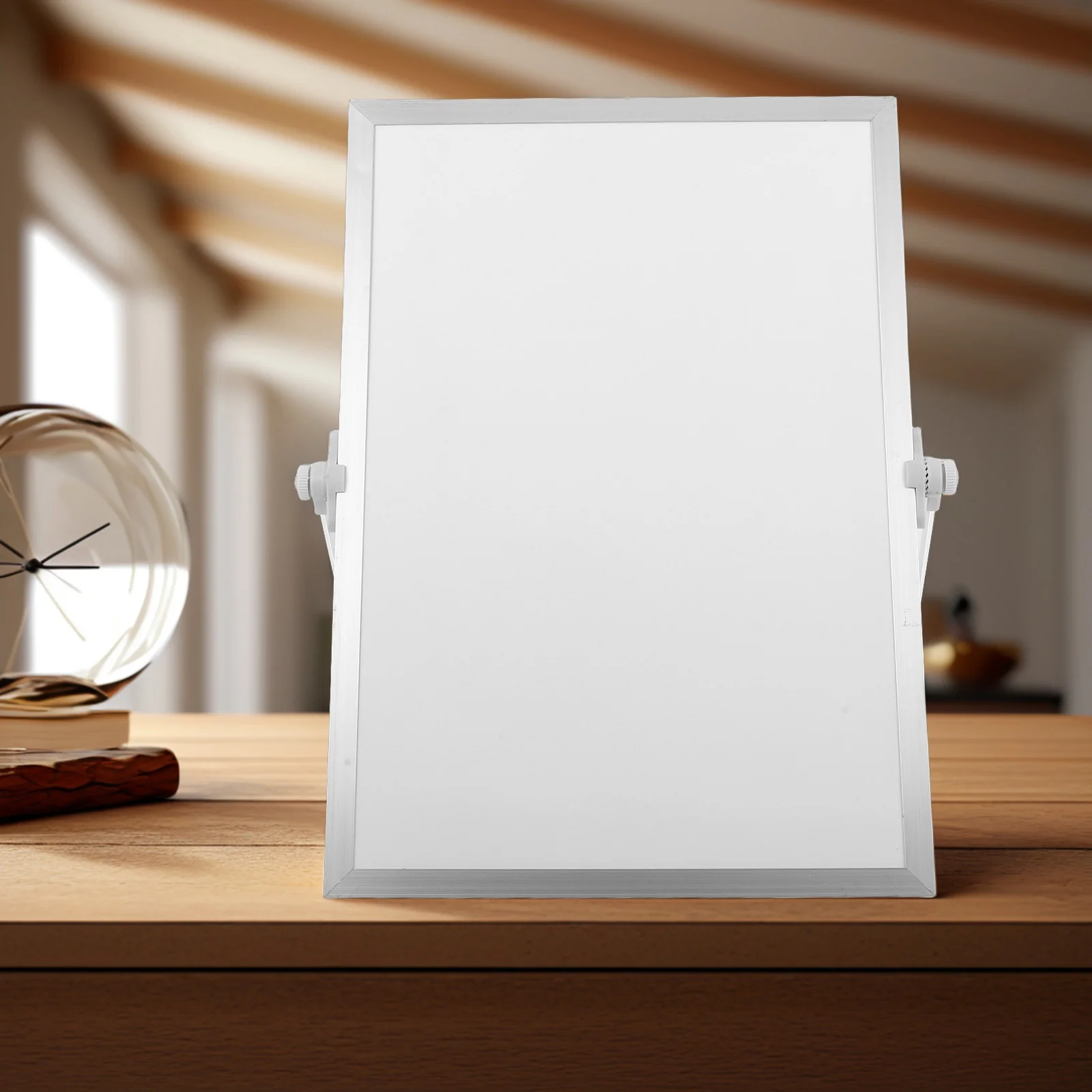 

Double Sided Whiteboard Portable Dry Erase Easel Foldable Desktop Board Small Reusable Notepad For School Office Home