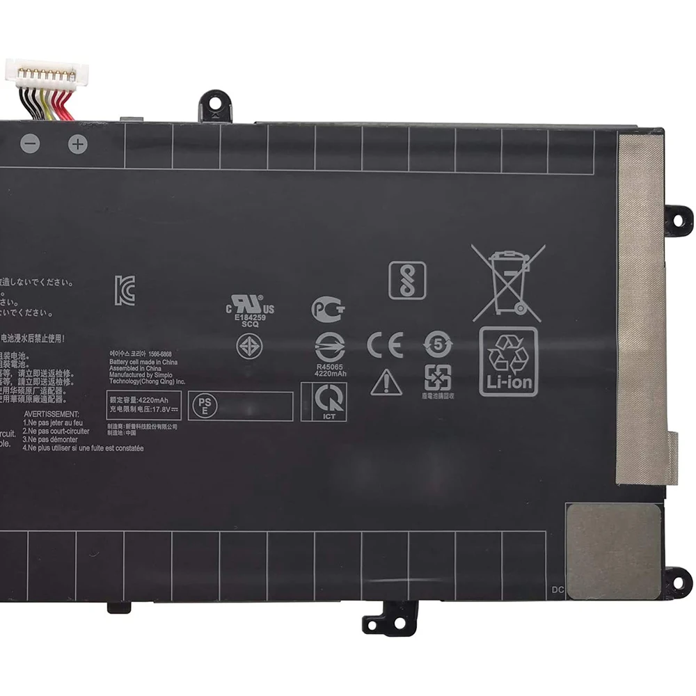 Imagem -03 - Genuíno Original C41n19041 15.48v 67wh Bateria do Portátil para Asus Zenbook 13 Ux325ja Ux325ea Ux363ea C41n1904 Novo