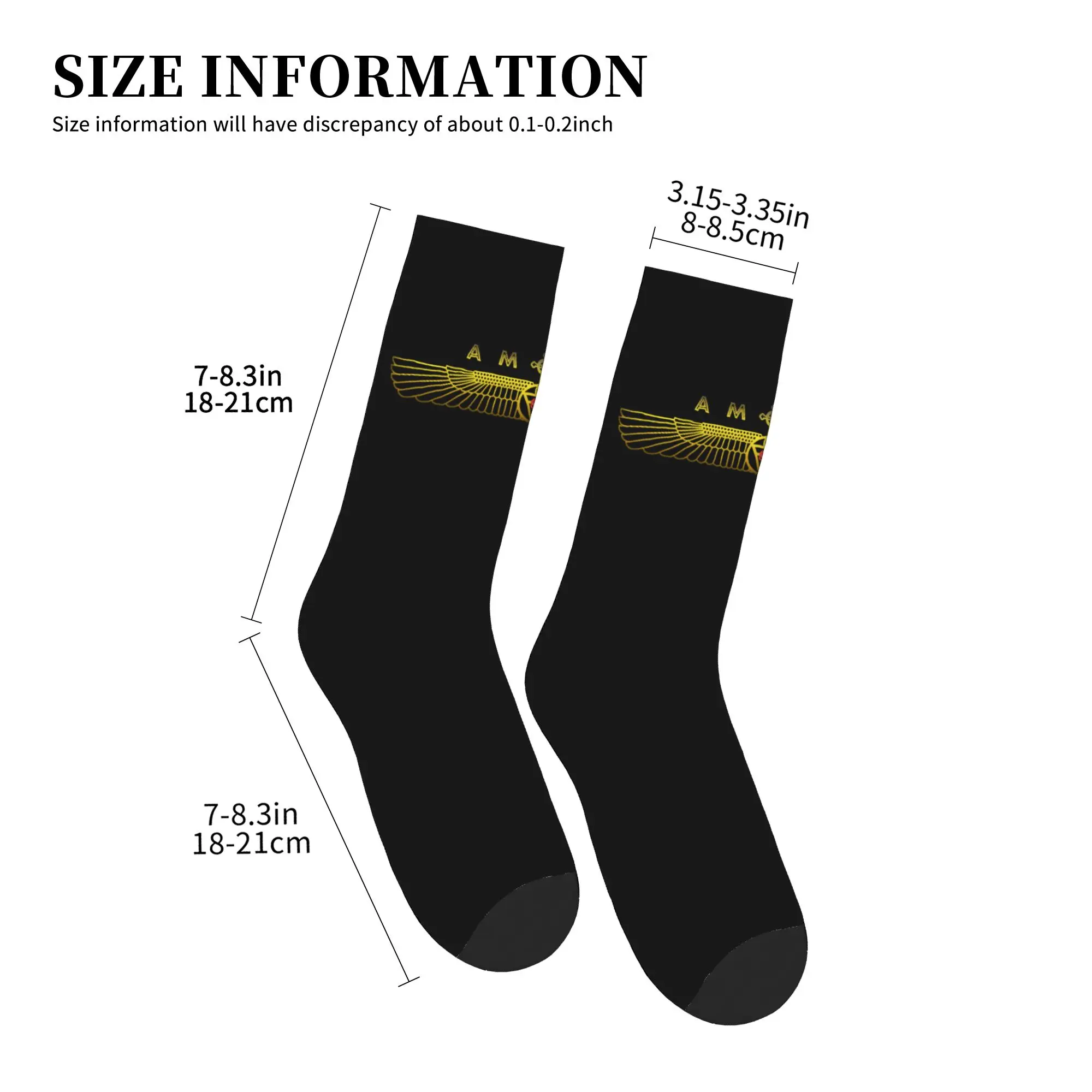 Fun Mens AMORC Logo Dress Socks Unisex Warm Comfortable 3D Printing  Crew Socks view 4
