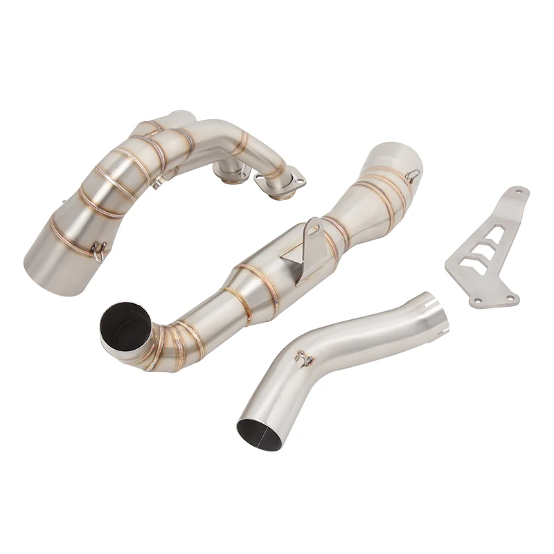 MT09 Escape  Motorcycle Exhaust Front Connect Tube Headers Pipe Stainless Steel Exhaust System For YAMAHA MT09 FZ09 2020-2023