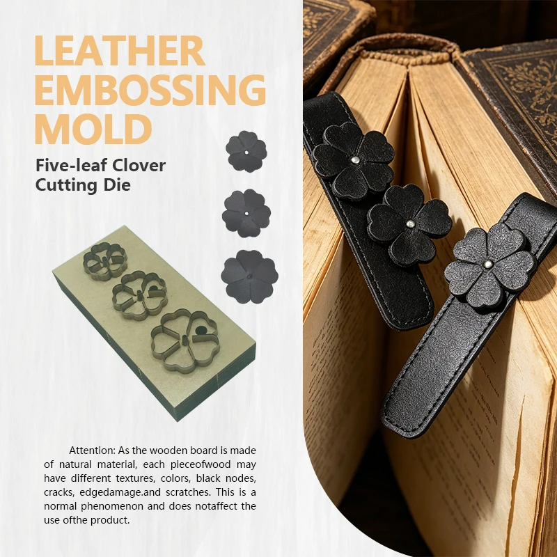 Leather Three-Five Clover Die Cutting Convenient Simple Wear-Resistant Blade Mold for Material Processing