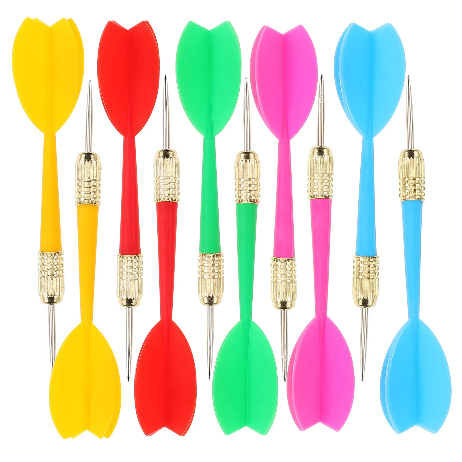 

15Pcs Colorful Metal Tip Set Safe Leisure Plaything Indoor Outdoor Sports Supplies Training Game Accessories Fun Board