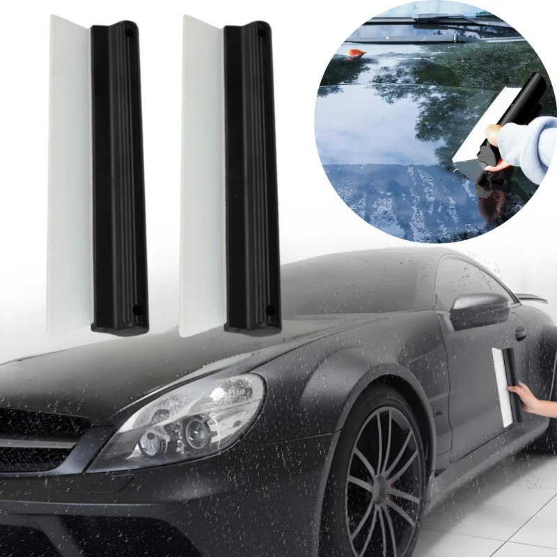Non-Scratch Soft Silicone Handy Squeegee Car Wrap Tools Water Window Wiper Drying Blade Clean Scraping Film Scraper Accessories