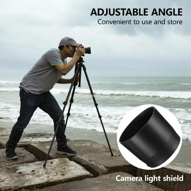 Camera Lens Sunshades for Enhances Photo Quality, for RF100-400mm F5.6-8&EF70-300mm f/4-5.6 Lens Models AntiGlare Dropship