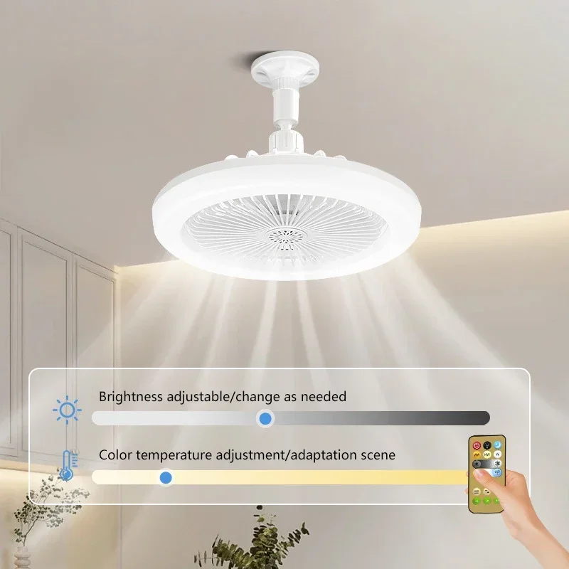 Modern Ceiling Fan Lamp LED Smart Remote Control Fan with LED Light Ceiling Fan with Light Ceiling Light For Living Room Bedroom