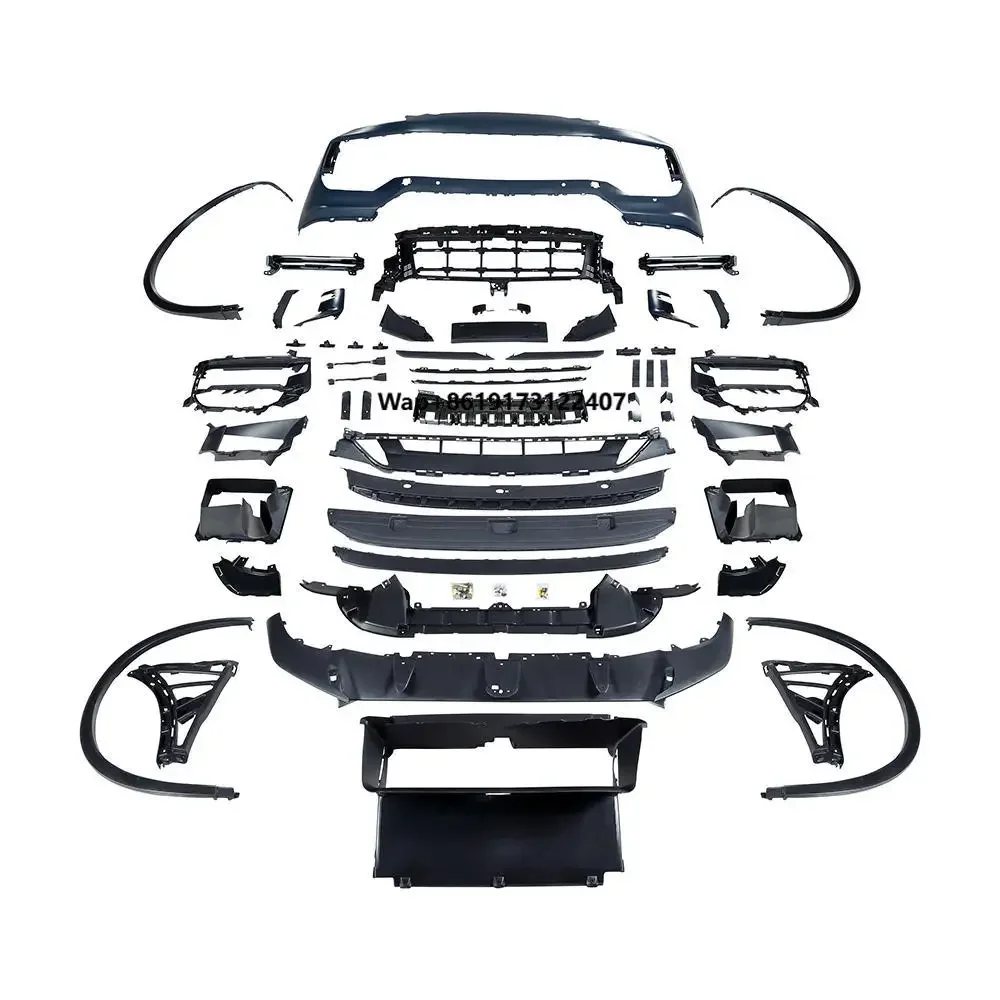 

New High Quality Car Body Kit 2011-2013 958 Front Bumper Upgrade 2024 Turbo GT-Style Bolt-On Unpainted Black Includes