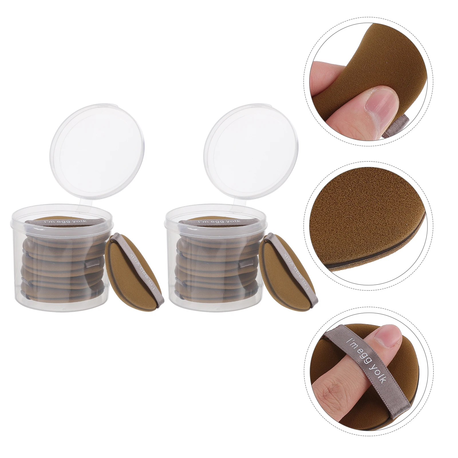 

12pcs Double-Sided Makeup Sponge Powder Puff Applicator For Foundation Cream Primer Sensitive Skin Teardrop Blending Beauty