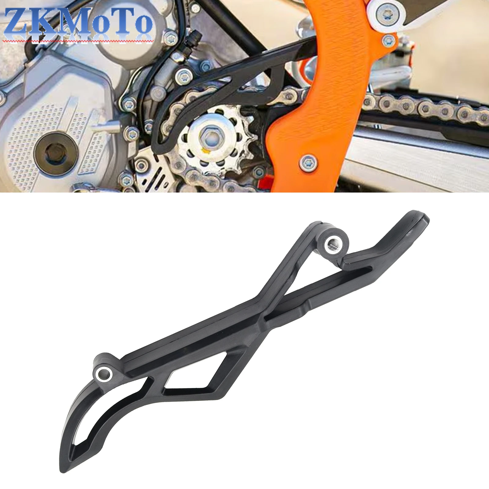 Motorcycle Small Flying Cover Front Sprocket Cover Guard Upper Rubber Guide Chain Protect For KTM SXF EXCF XCF FC FE 2016-2023