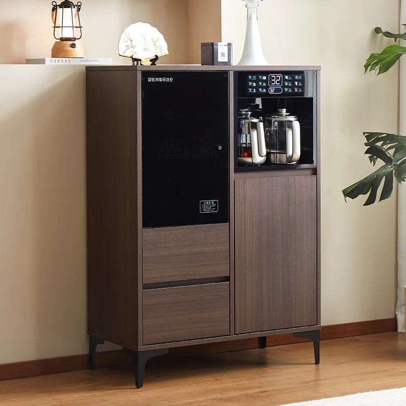 

Household Chinese solid wood tea bar machine High-end living room intelligent ocker