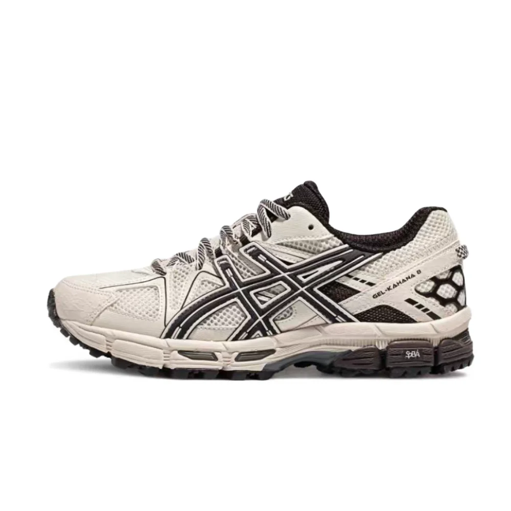 ASICS Gel-Kahana 8 CN Low-Top Running Shoes Light Brown/Black Comfortable Versa Breathable for Women Fit Colorway 1012B695-200