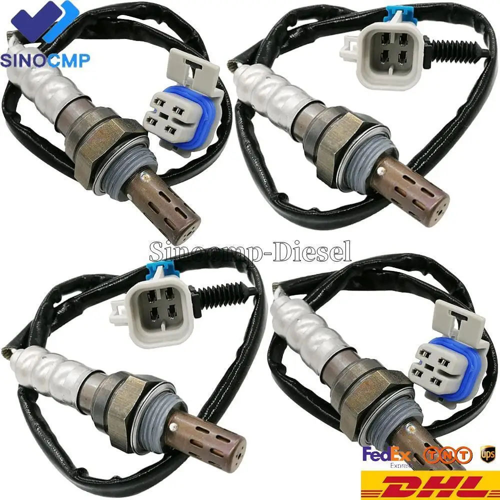 

Set of 4 AC Delco Oxygen O2 Sensor for 2008-2014 GM V8 4.8L 5.3L 6.0L 6.2L DC