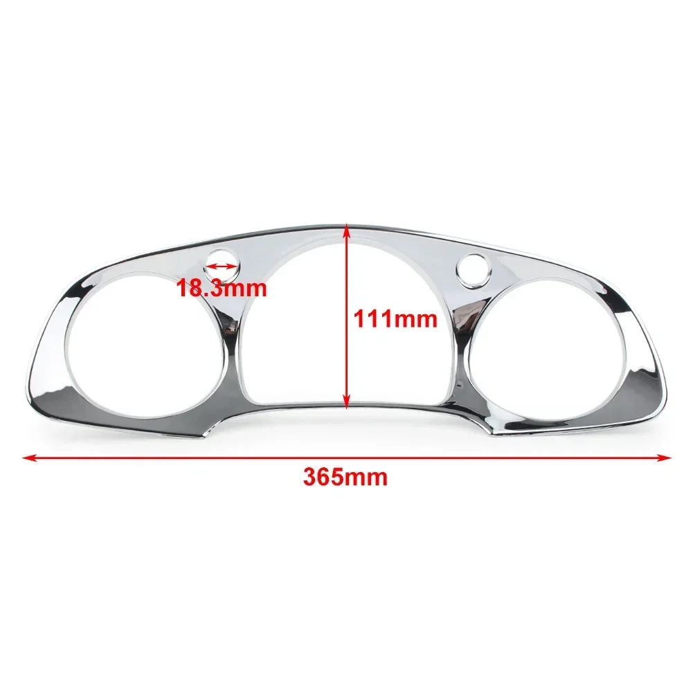 

for Honda Goldwing GL1800 2001 2002 2003 2004 2005 Motorcycle Instrument Panel Accent Cover Chrome ABS Decor Trim