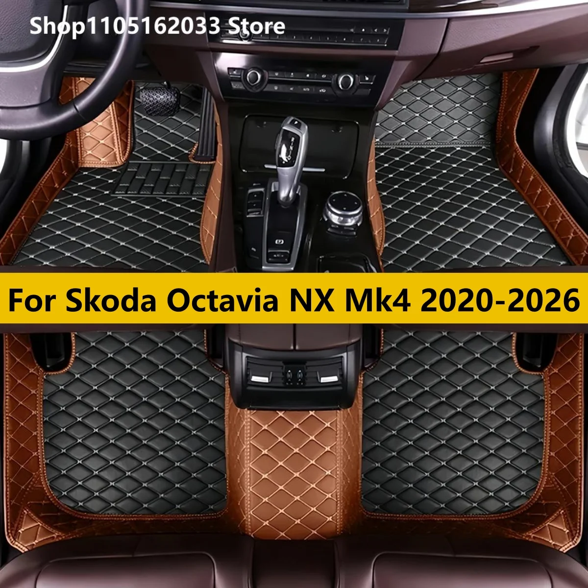 Car Floor Mats For Geely Okavango 2020 2021 2022 2023 2024 2025 2026 Auto Accessories Full Set Leather All Weather Cars Carpets