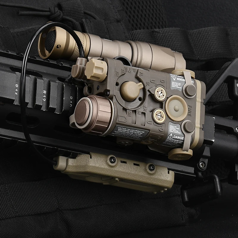 

WASDN L3 NGAL Red Green Blue IR Laser + M300 M600 SF Surefir Flashlight + NGAL Switch Pocket Panel Combo Set Fit 20mm Rail