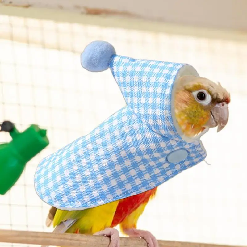 Bird Clothes Small Animals Apparel Cute Bird Costume Parrots Costume Dress Cloak Suit Washable Reusable Cosplay Photo Props