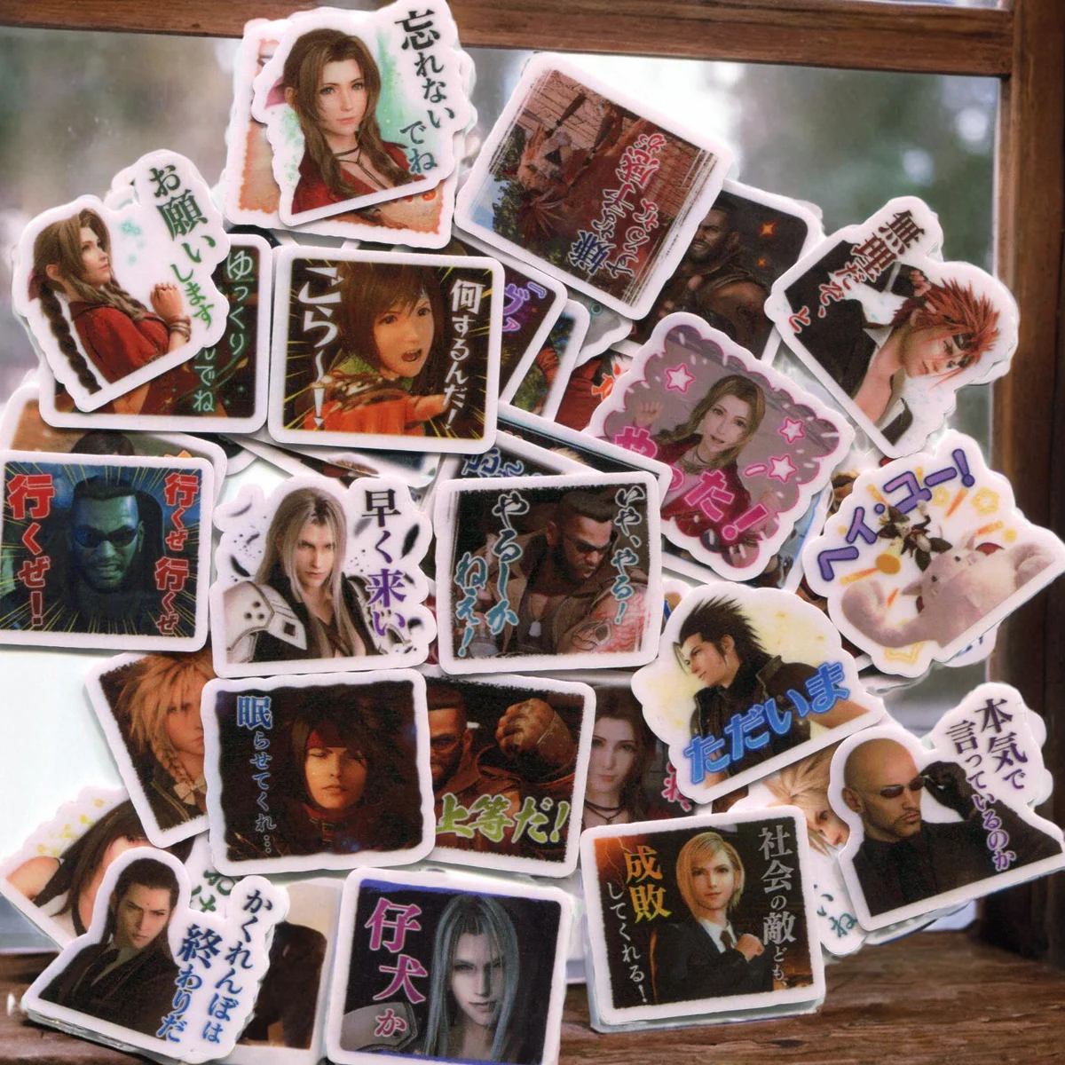 Final Fantasy 40pcs 3cm Sticker Phone Book Sticker