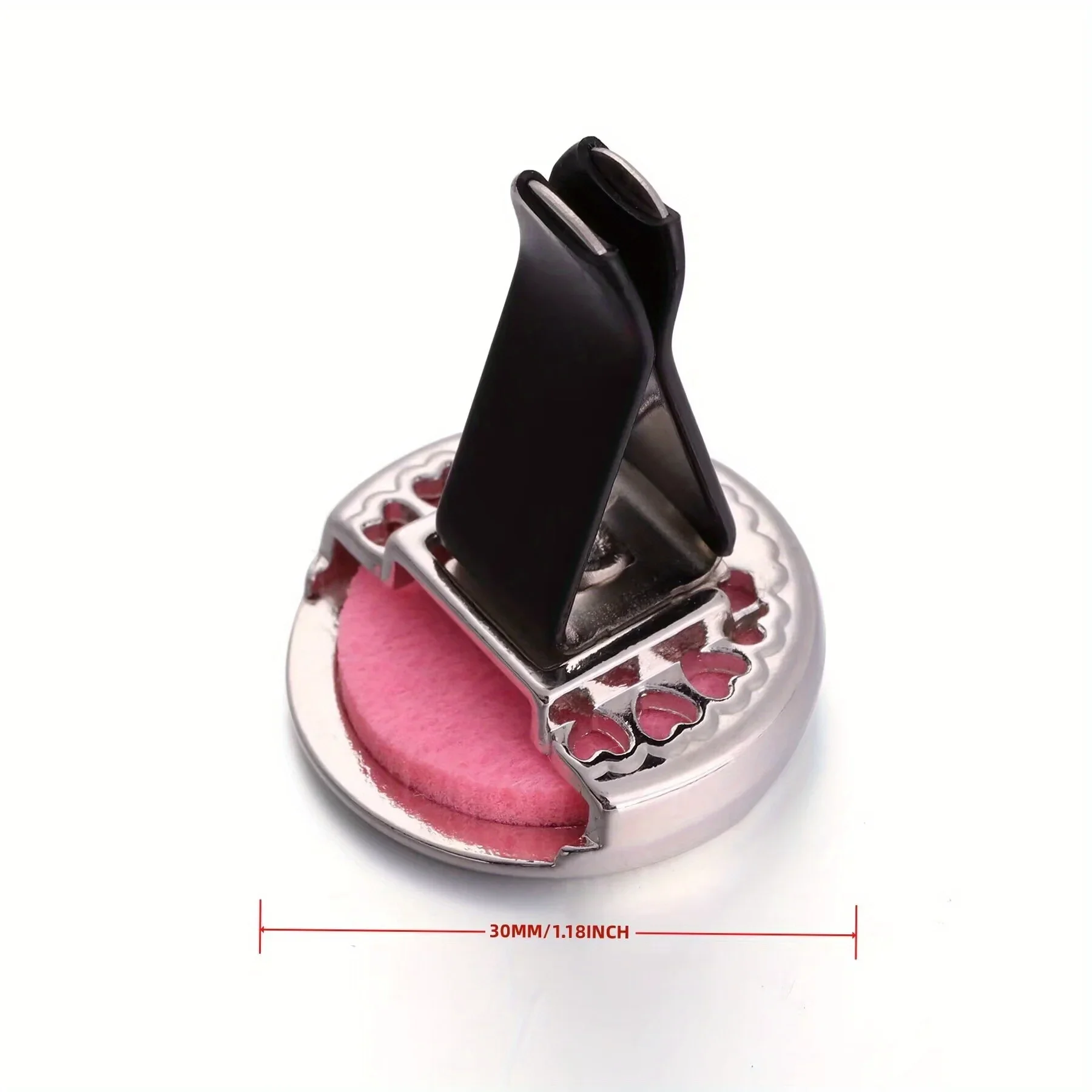 1pc Refillable Car Air Freshener Perfume Diffuser Clip Auto Air Vent Car Interior Car Aromatherapy Diffuser With 10pcs Pads