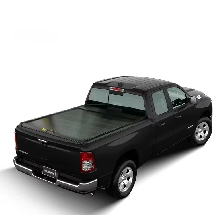 

DirtyTruck Manual Tonneau Cover for Ram 1500 Hard Retractable Aluminum Pickup Bed Cover Locking Waterproof Fits 5.8' 6.5'