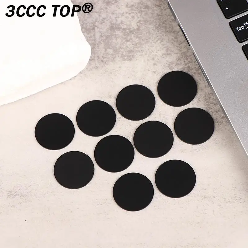 5PCS Rewritable Black White Ntag215 NFC Round Coin 504 Bytes Smart Ntag215 Card Labels 25mm For NFC Phone Game