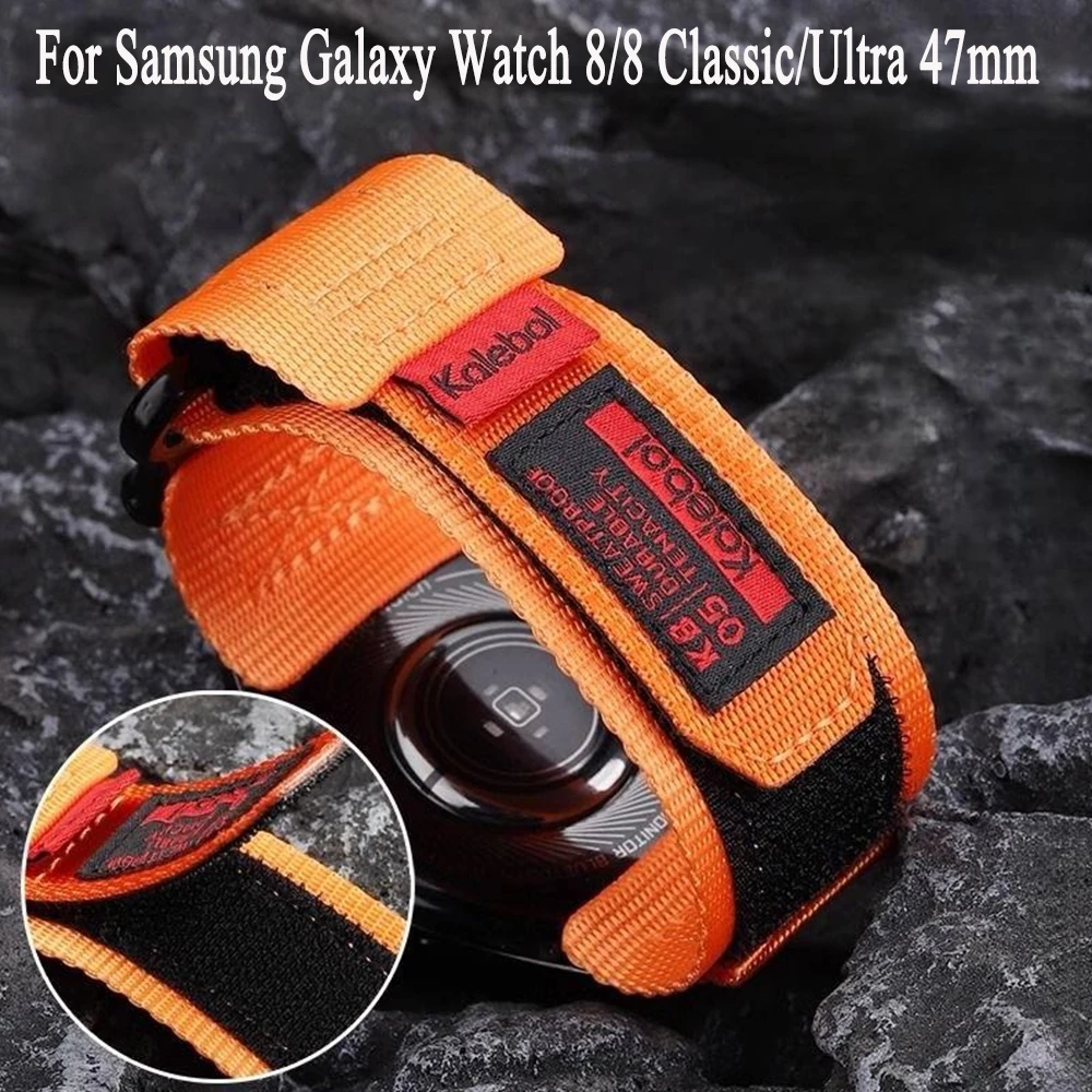Nylon Loop Strap For Samsung Galaxy Watch 8/8 Classic 40/44/46mm Watch Band For Galaxy Watch Ultra (2025) 47mm Sport Bracelet