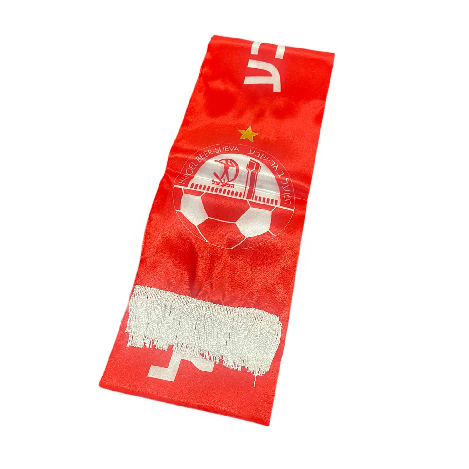 Half Hapoel Beer Sheva FC  Satin Scarf ,15*150cm
