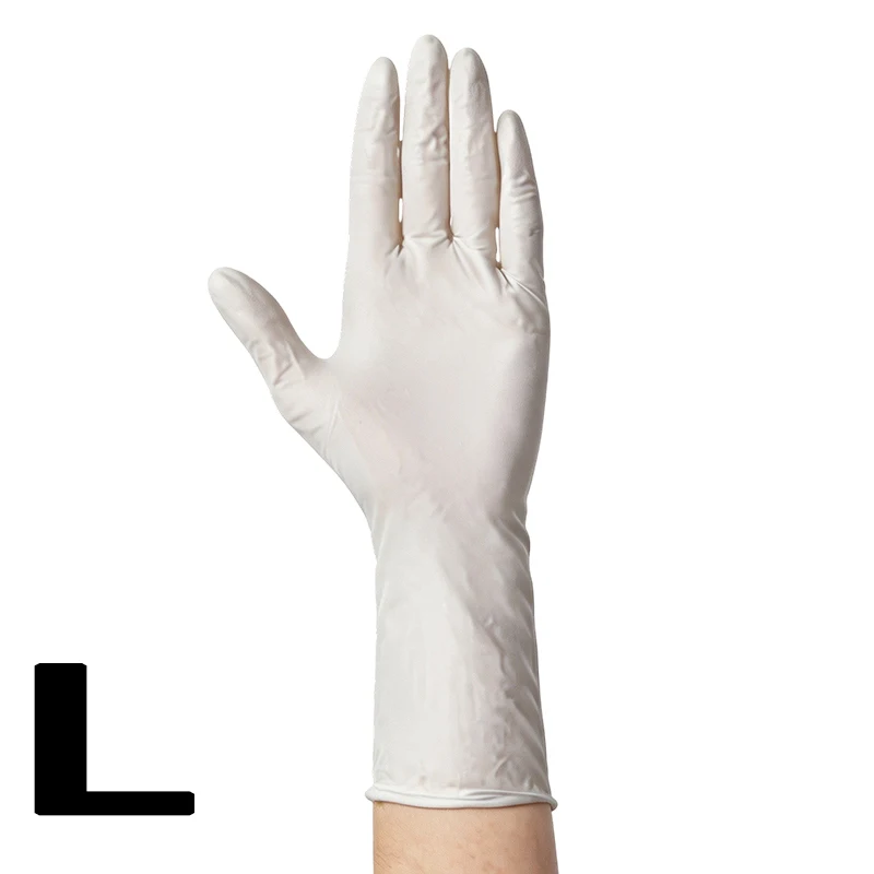 11,4-inch wegwerp nitrilhandschoenen, waterdicht en oliebestendig, perfect voor het afwassen en schoonmaken van de keuken.