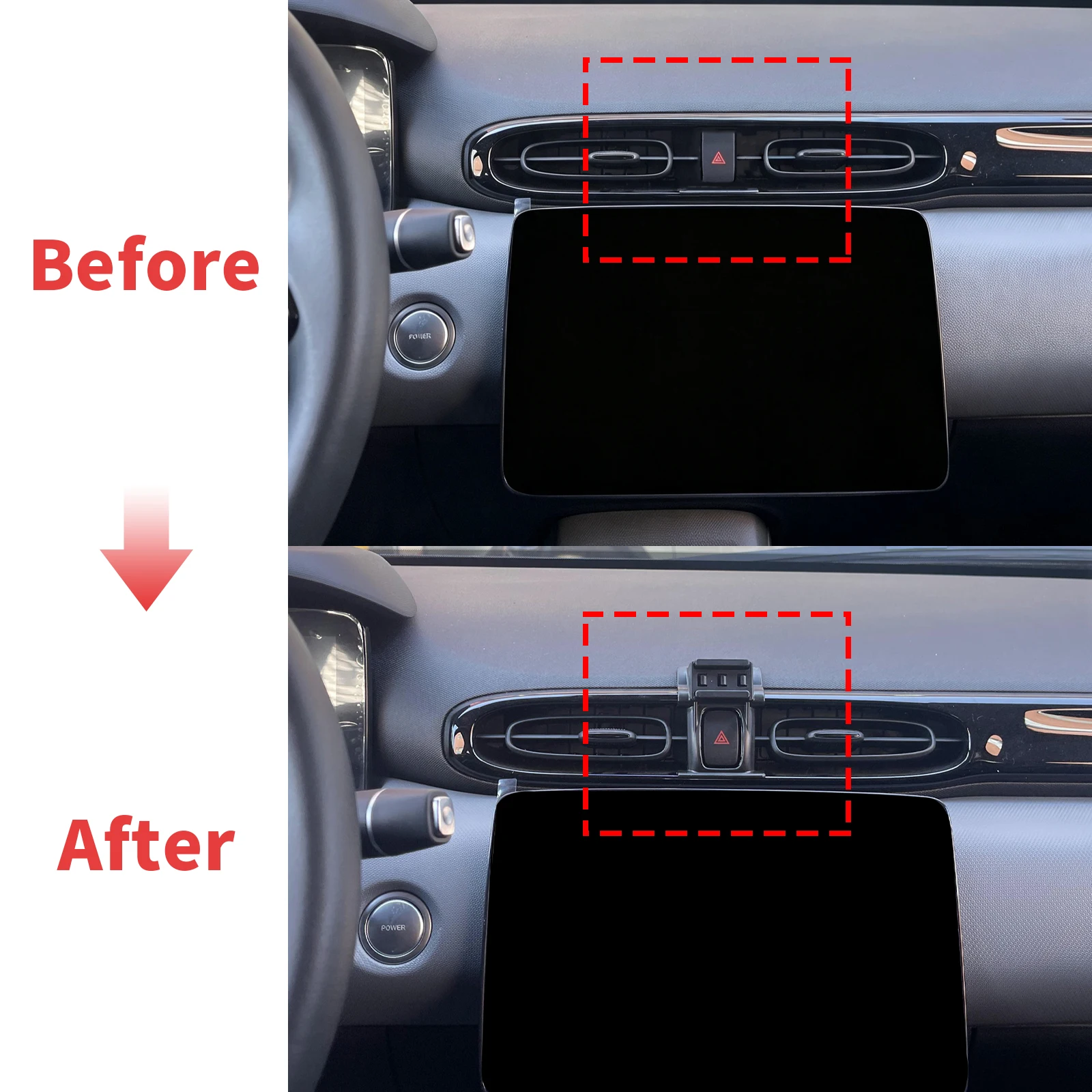for Leapmotor T03 2024 2025 2026 2027 RHD LHD Vehicle-Specific Phone Holder Mount Car GPS Stand Easy Fix Auto Accessories