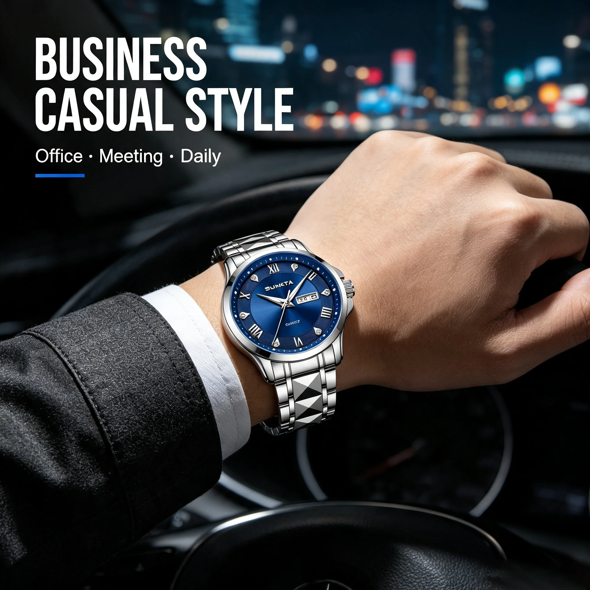 LIGE New Blue Watch Man Unique Digital Small Dial Fashion Quartz Wristwatches Mens Automatic Watches Men Gifts Clock Reloj Hombr