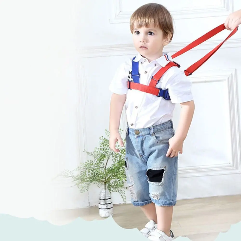 

Prevention Contrast Color Outdoor Non-slip Baby Walker Safety Helper Child Leashes Walker Assistant Strap Toddlers Harness