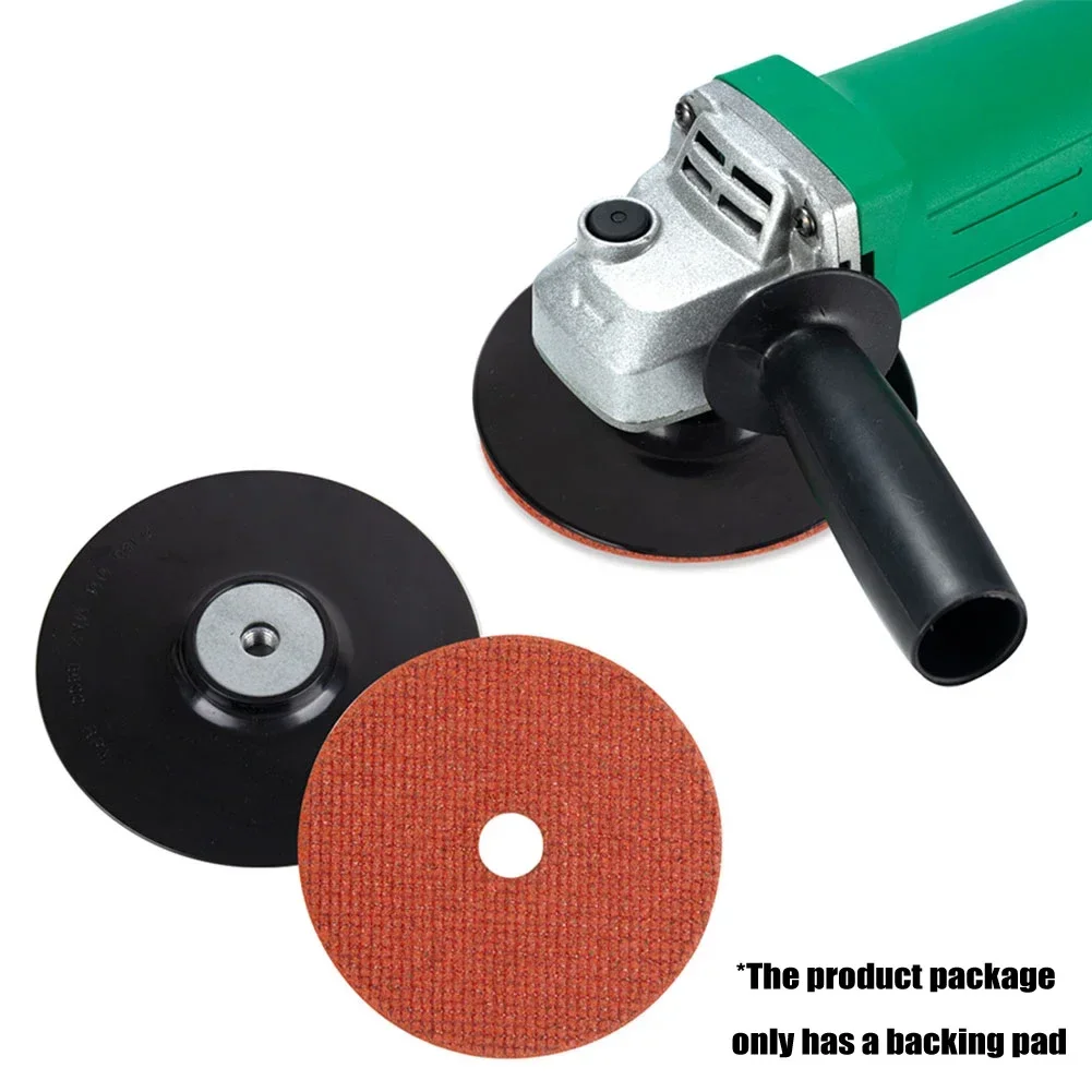 Imagem -05 - Backing Pad para Rebarbadora Disco de Fibra Rosca M10 Porca Disco de Moagem Suporte para Lixadeira Polidores 100 mm