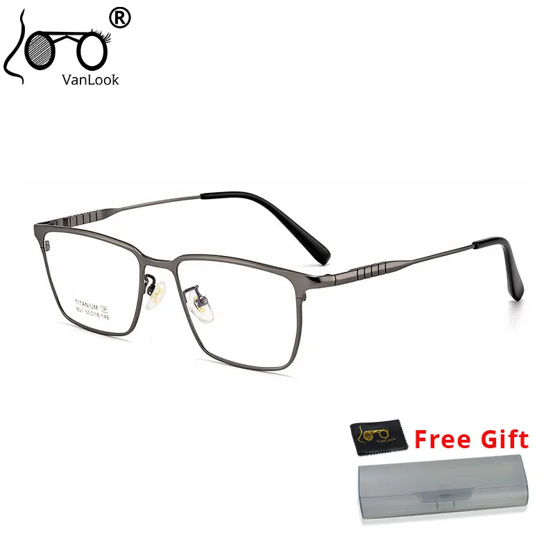 نظارات VANLOOK للرجال بإطار كامل من التيتانيوم لإطارات النظارات الطبية للنساء